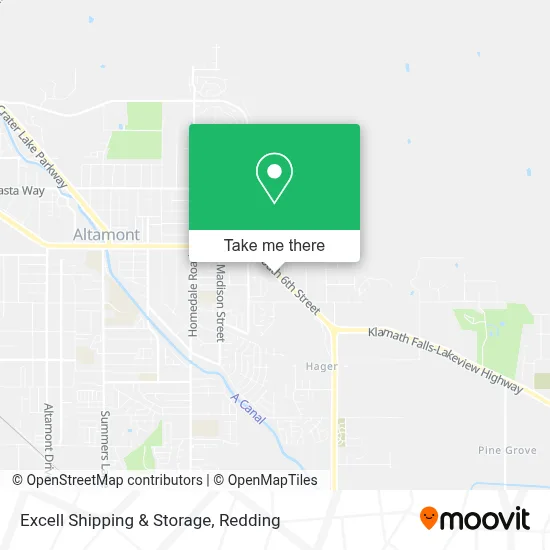Excell Shipping & Storage map
