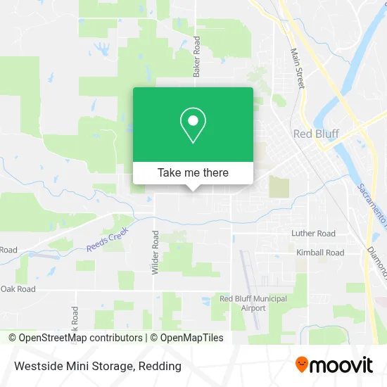 Westside Mini Storage map