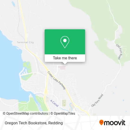 Oregon Tech Bookstore map