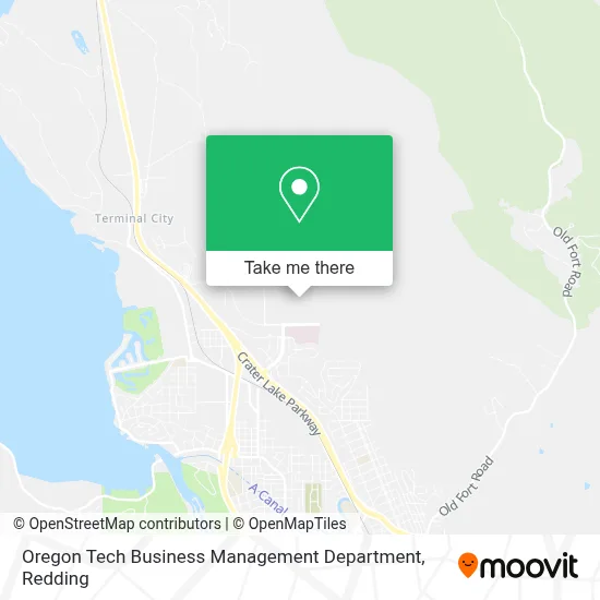 Oregon Tech Business Management Department map