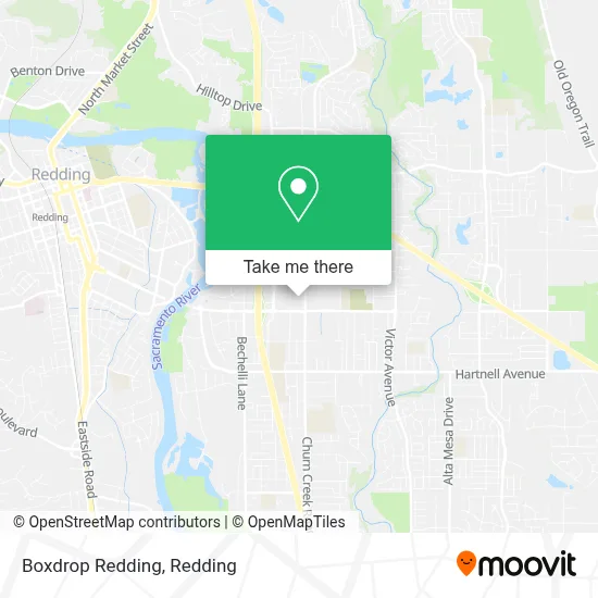 Boxdrop Redding map
