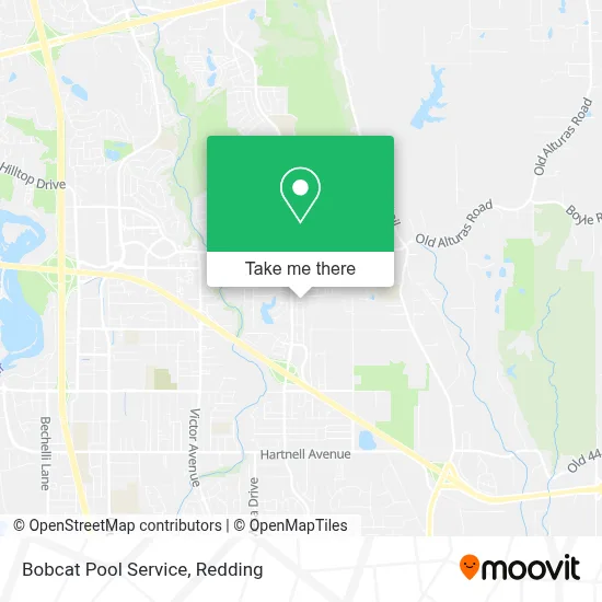 Bobcat Pool Service map