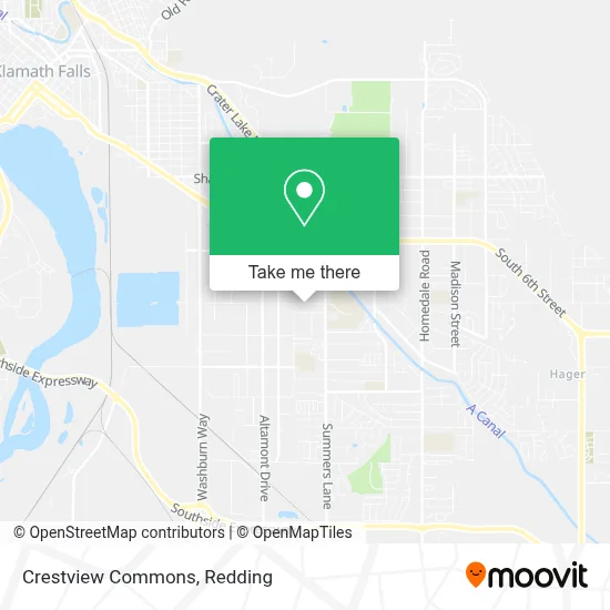 Crestview Commons map
