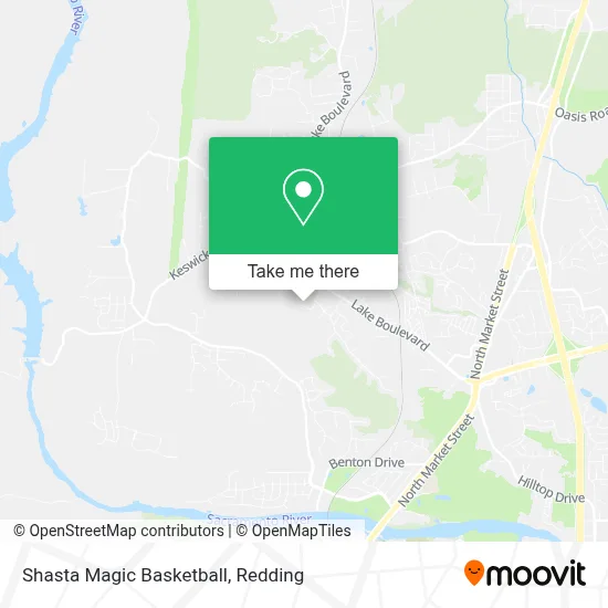 Shasta Magic Basketball map