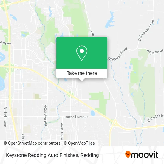 Keystone Redding Auto Finishes map