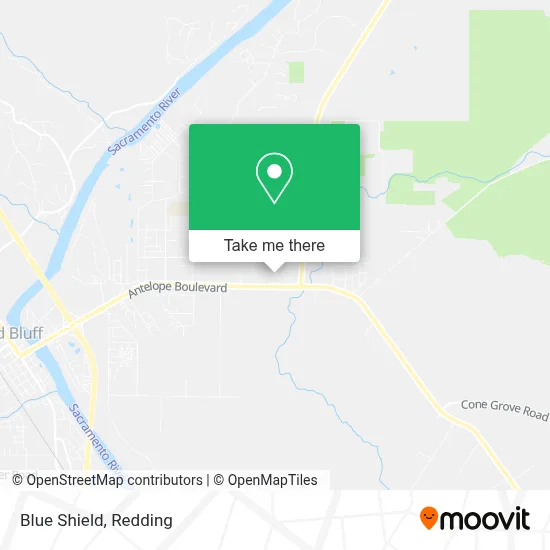 Blue Shield map