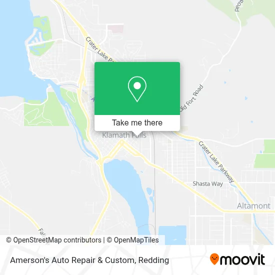 Amerson's Auto Repair & Custom map
