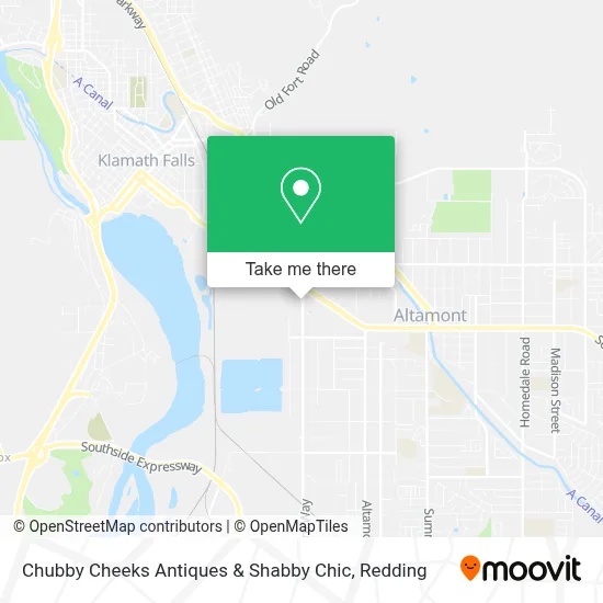 Chubby Cheeks Antiques & Shabby Chic map