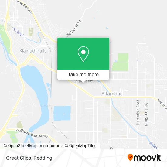 Great Clips map