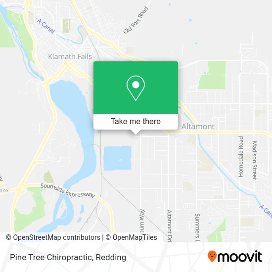 Pine Tree Chiropractic map