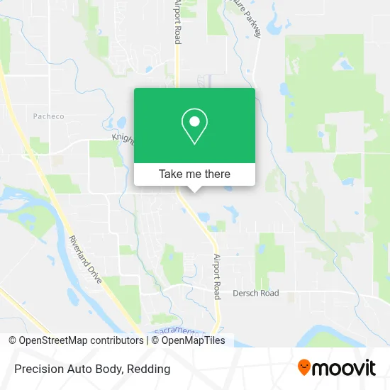 Precision Auto Body map