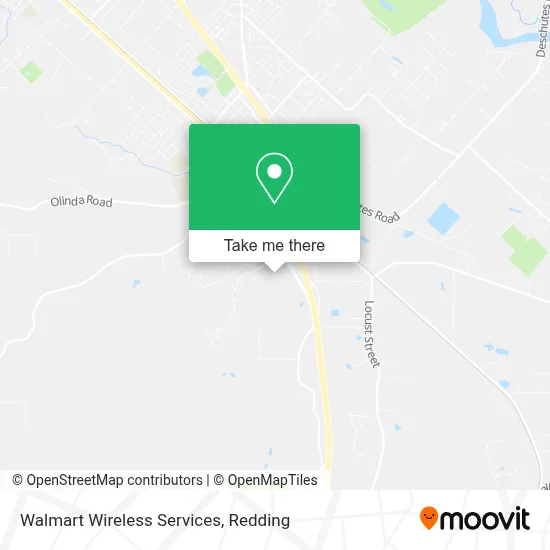 Walmart Wireless Services map