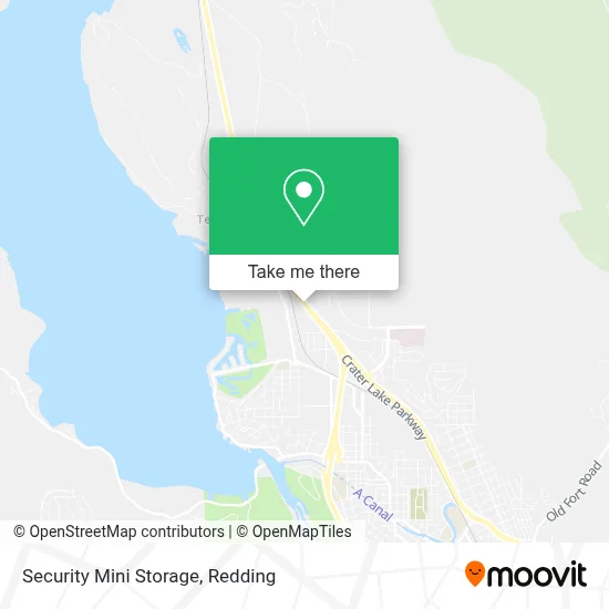 Security Mini Storage map