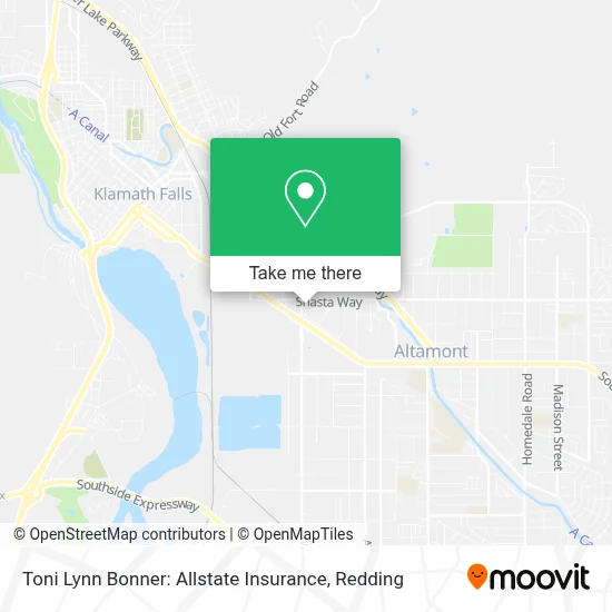 Toni Lynn Bonner: Allstate Insurance map