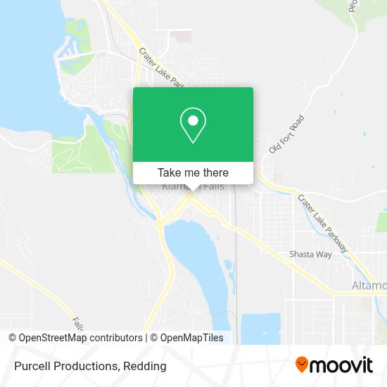 Purcell Productions map