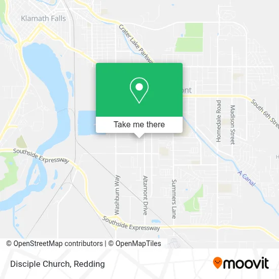 Disciple Church map