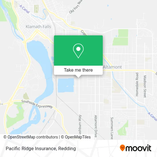 Pacific Ridge Insurance map