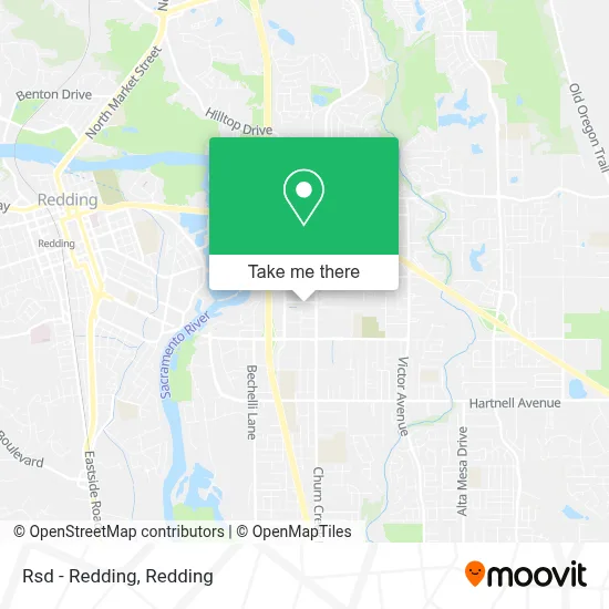 Rsd - Redding map