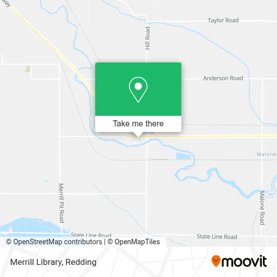 Merrill Library map