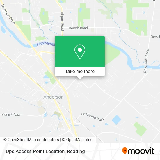 Ups Access Point Location map