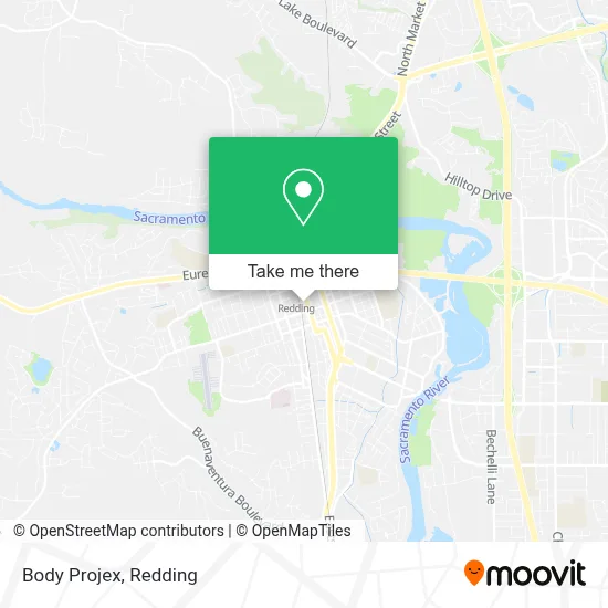 Body Projex map