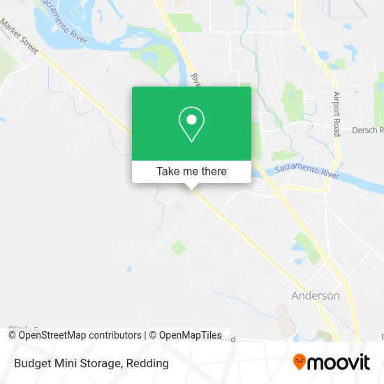 Budget Mini Storage map