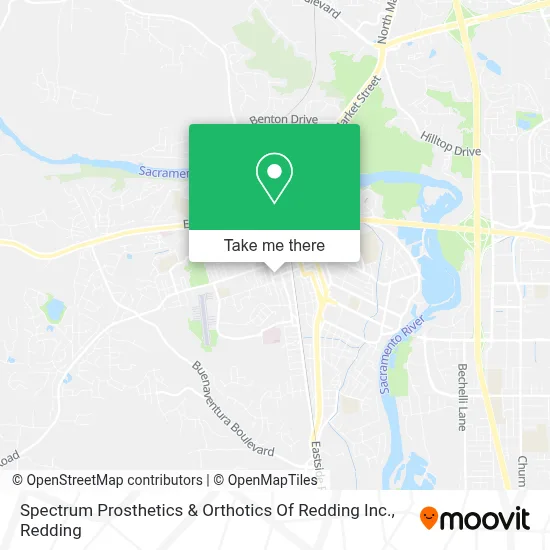 Spectrum Prosthetics & Orthotics Of Redding Inc. map