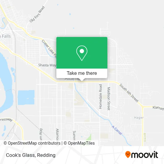 Cook's Glass map