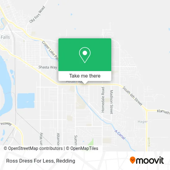 Ross Dress For Less map