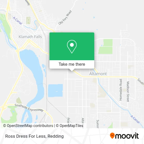 Ross Dress For Less map