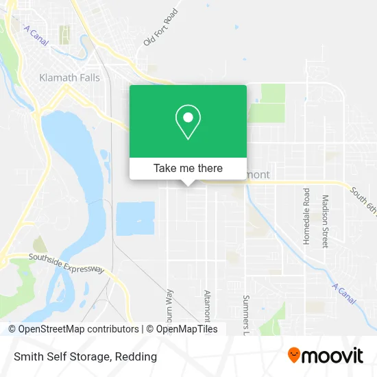Smith Self Storage map