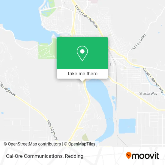 Cal-Ore Communications map