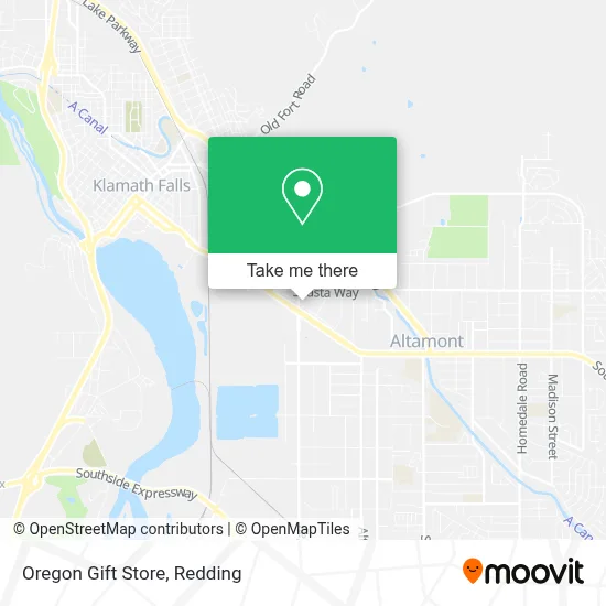 Oregon Gift Store map
