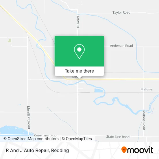 R And J Auto Repair map