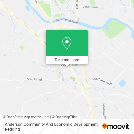 Anderson Community And Economic Development map