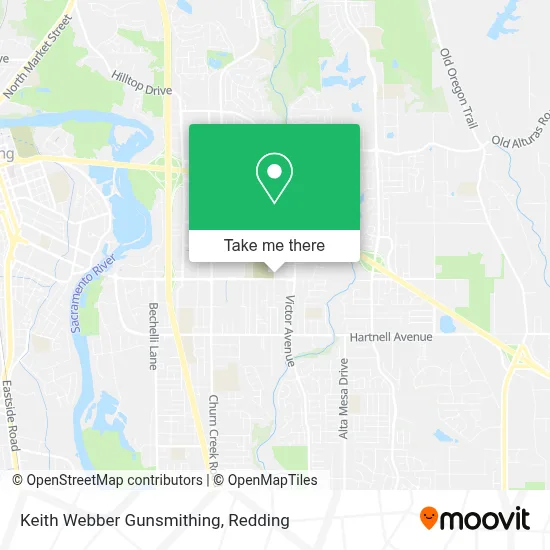 Keith Webber Gunsmithing map