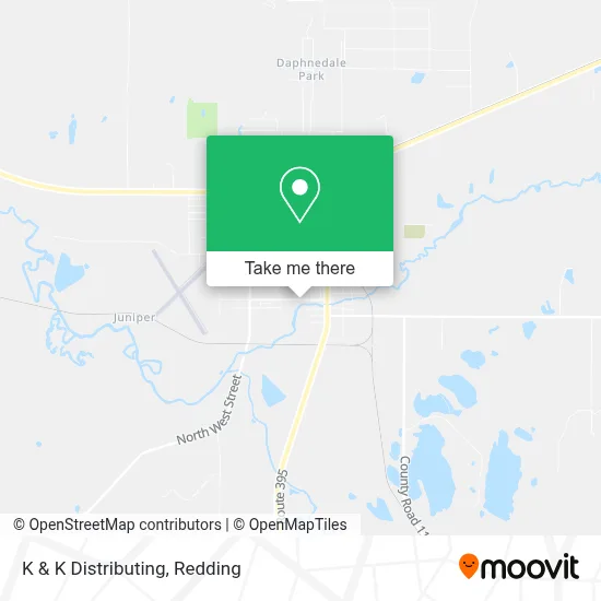 K & K Distributing map
