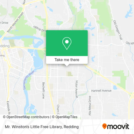 Mr. Winston's Little Free Library map