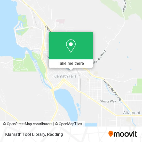 Klamath Tool Library map