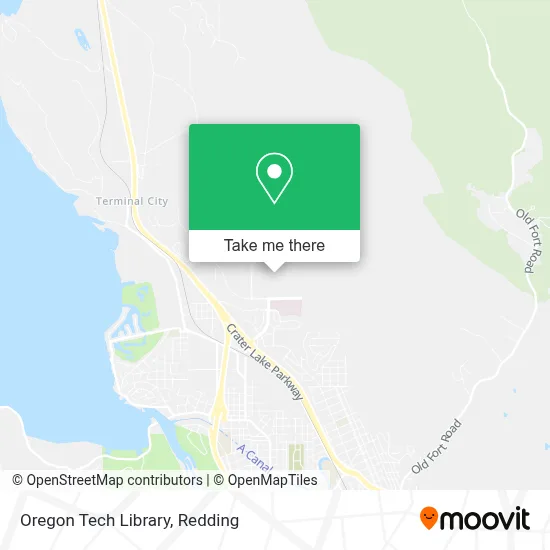 Oregon Tech Library map