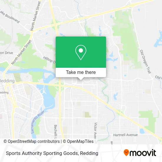 Sports Authority Sporting Goods map