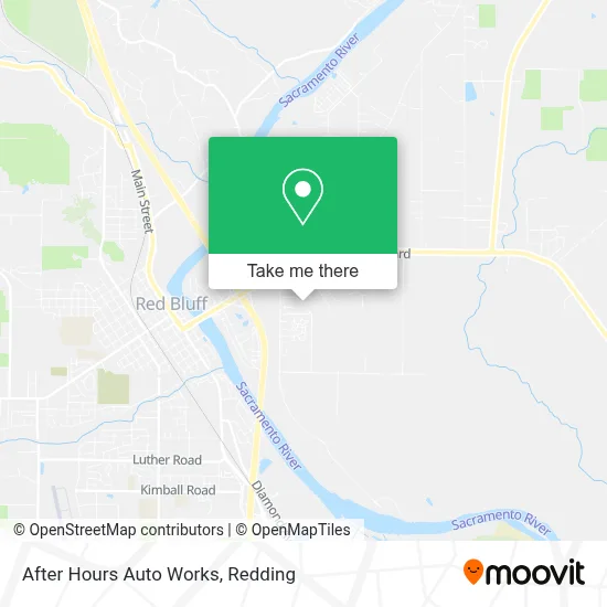 After Hours Auto Works map