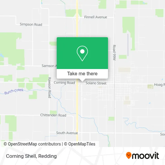 Corning Shell map