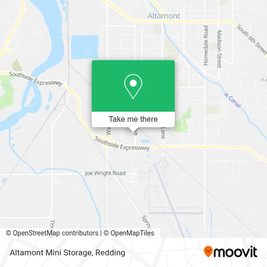 Altamont Mini Storage map