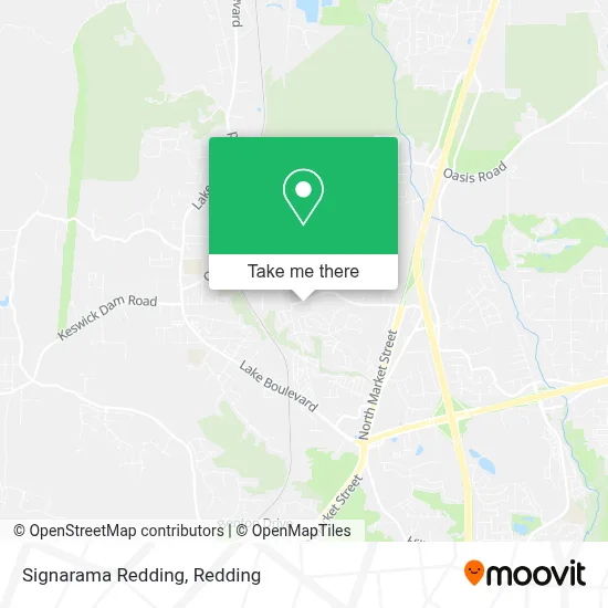 Signarama Redding map
