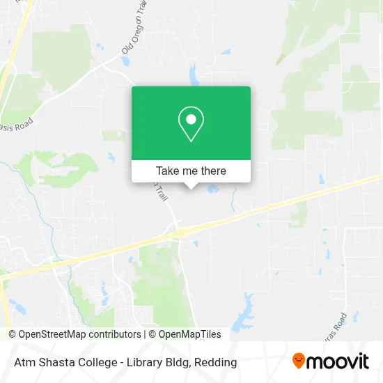Atm Shasta College - Library Bldg map