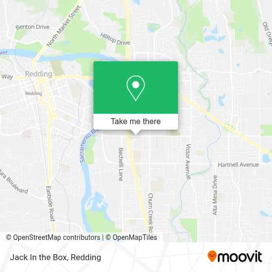 Jack In the Box map