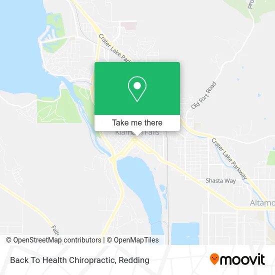 Back To Health Chiropractic map