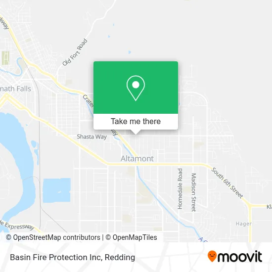 Basin Fire Protection Inc map