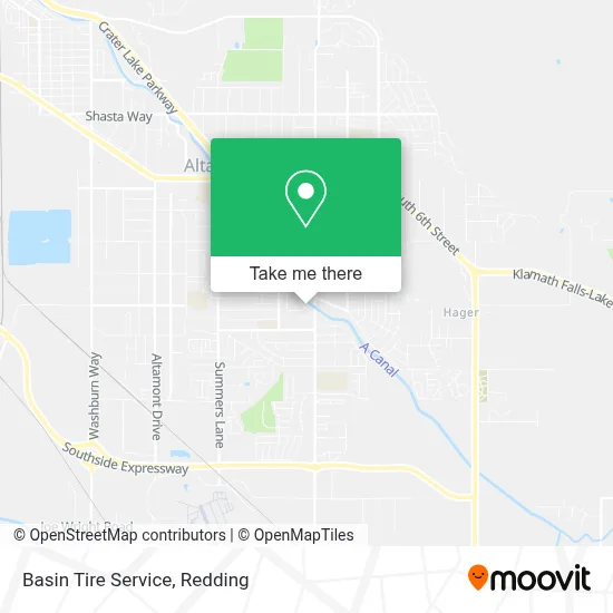 Basin Tire Service map